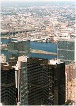 Manhattan skyline seen from Empire State Building